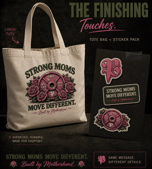Large Strong Mom Tote