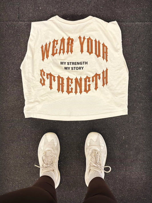 Wear Your Strength Muscle Crop