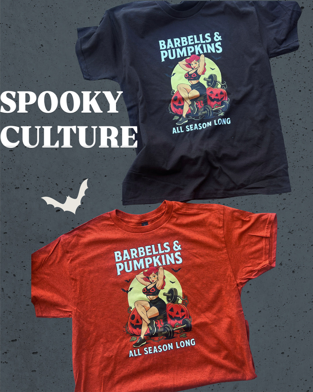 Barbell and Pumpkins Tee