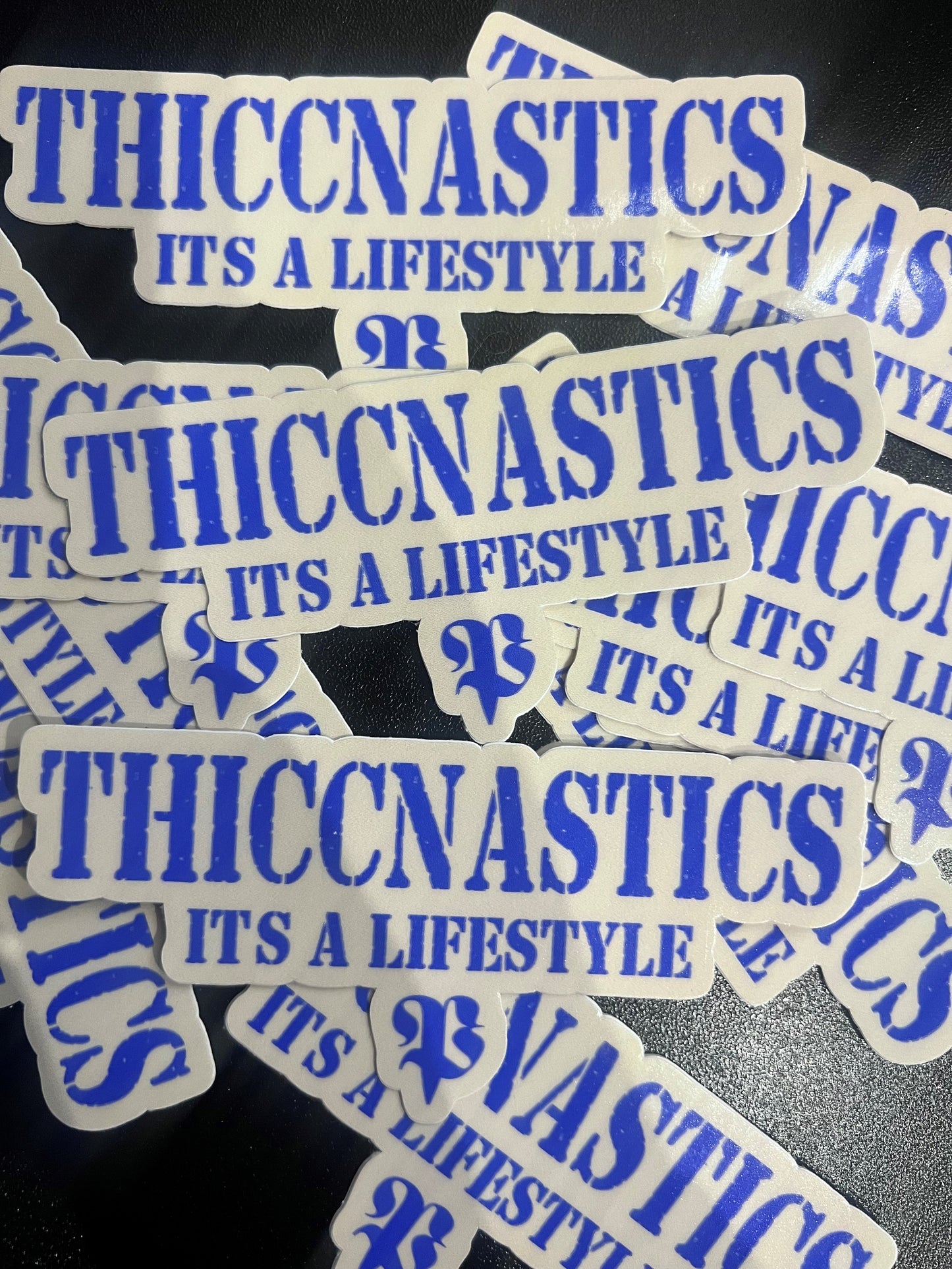 Thiccnastics Sticker