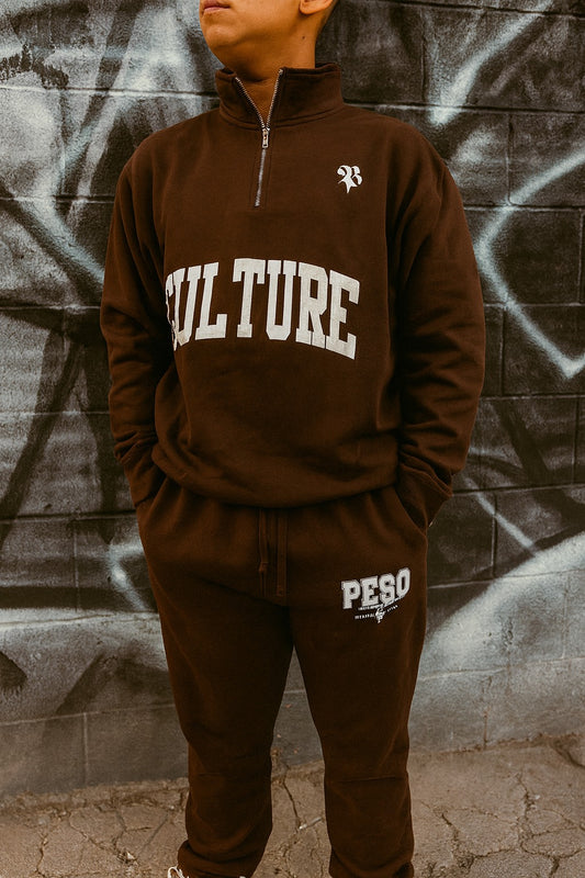 Quarter Zipper Culture Sweater